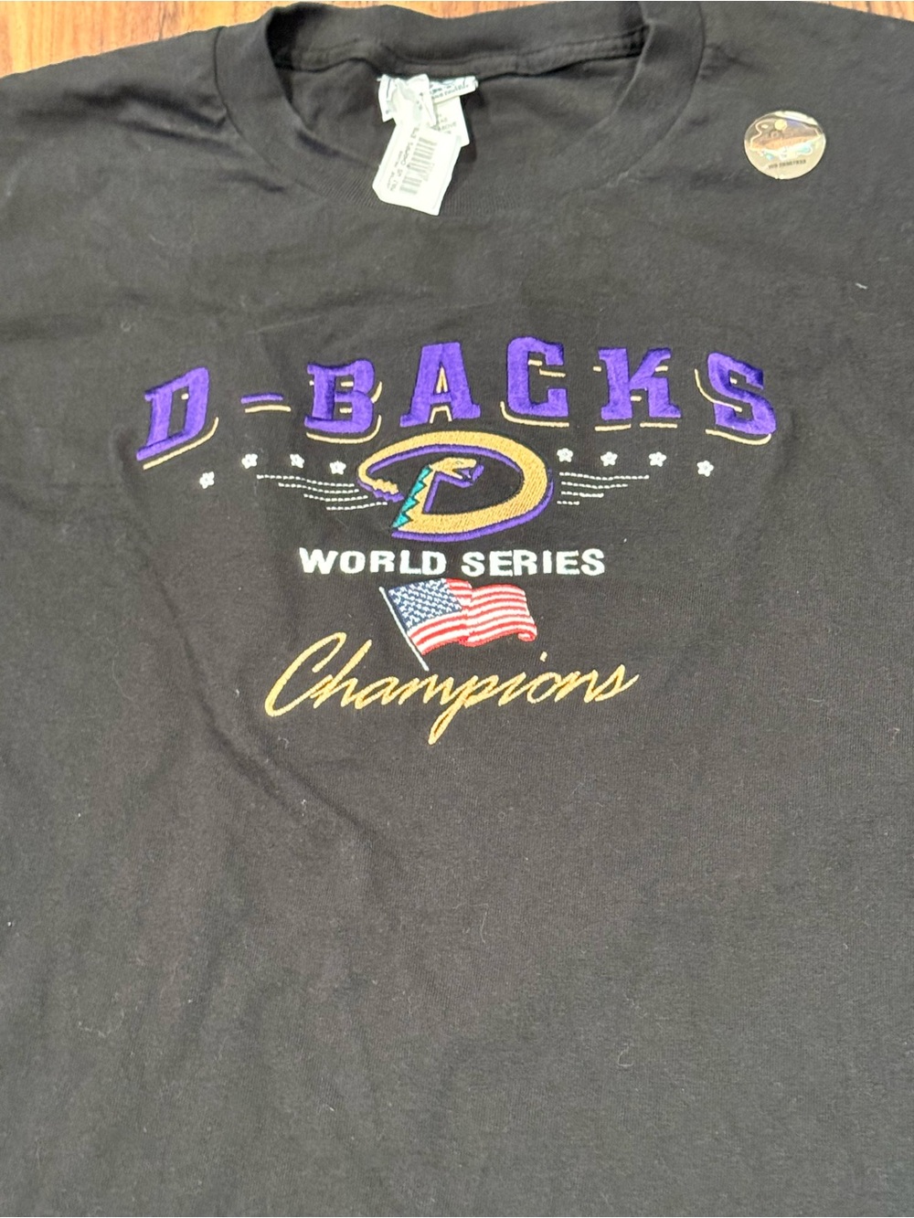 Vtg 2001 Diamondbacks World Series Shirt
NWT XL Lee Sport MLB Champs Deadstock